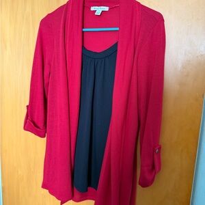 Red Women's Sweater by Studio Works size S